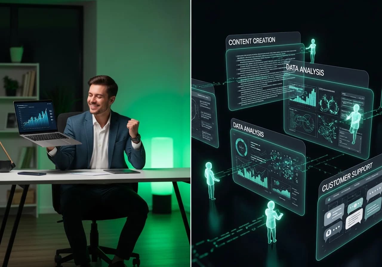 AI бизнес без служители реални примери за соло предприемачи с AI инструменти