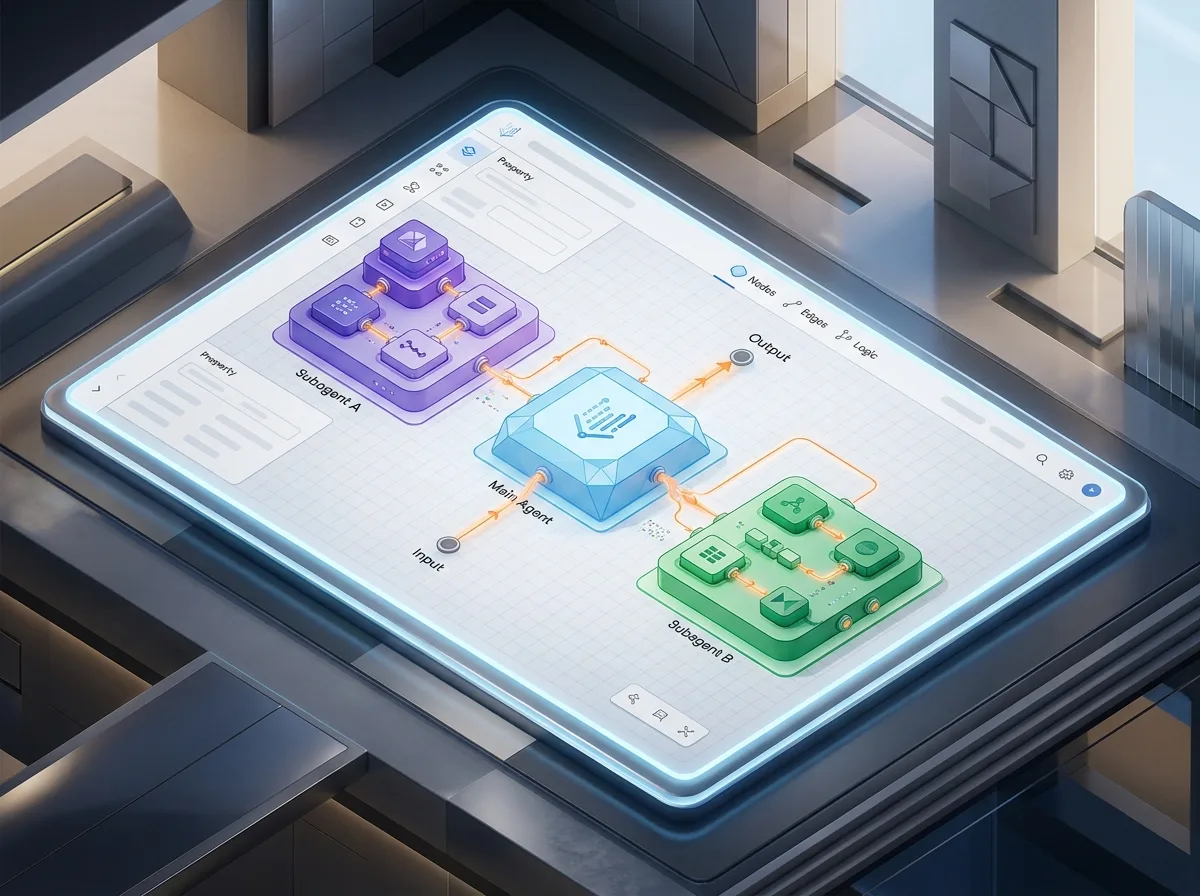 Vertex AI Agent Designer — конфигурация на customer support агент с субагенти