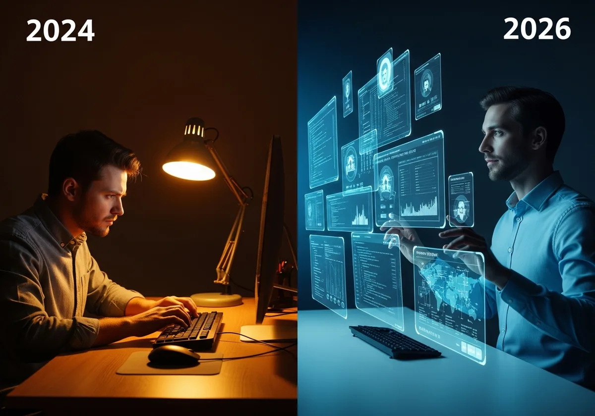 Vibe coding еволюция — от ръчно програмиране 2024 до AI agentic engineering 2026