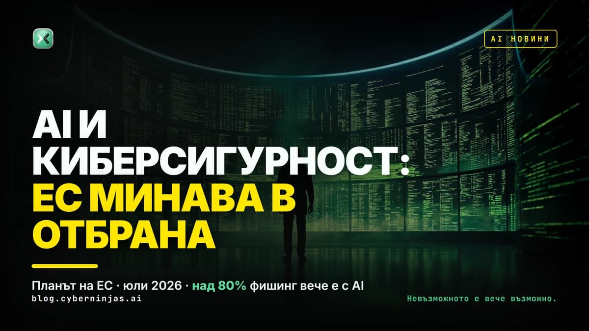AI и киберсигурност — планът на ЕС от юли 2026 и какво значи за България