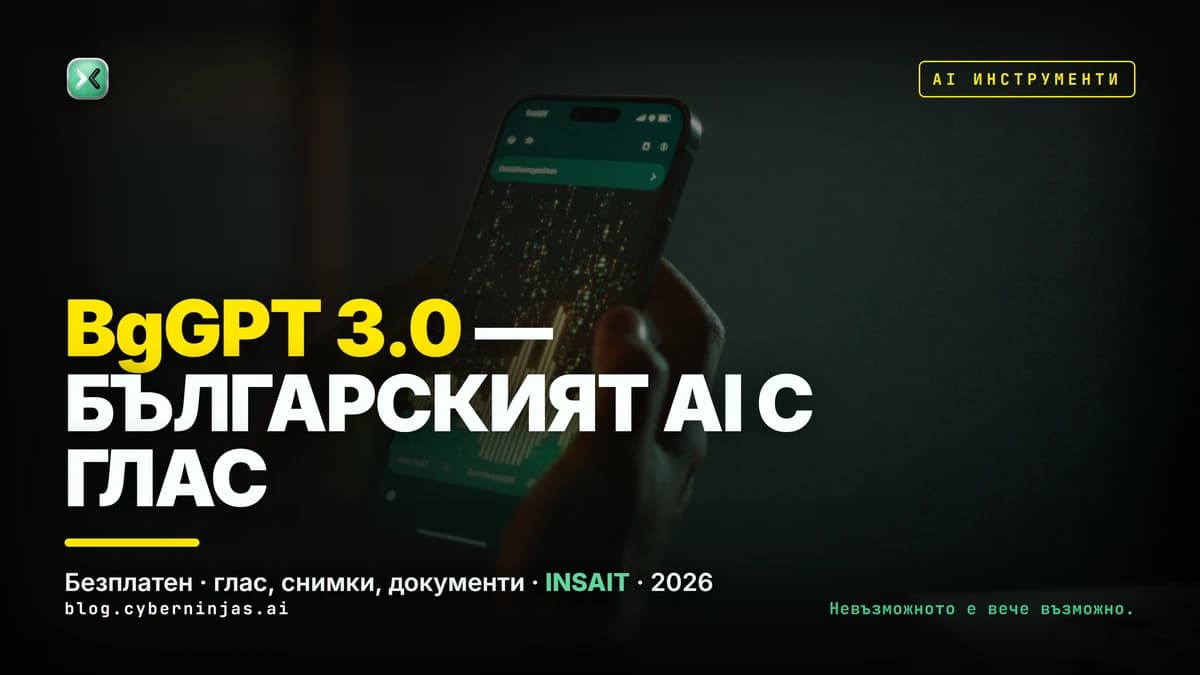 BgGPT 3.0 — българският AI модел на INSAIT с глас, снимки и търсене
