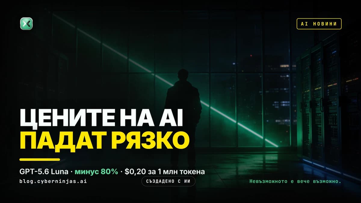 Цените на AI падат — сравнение на новите цени на GPT-5.6 Luna, Terra и Sol през 2026 г.