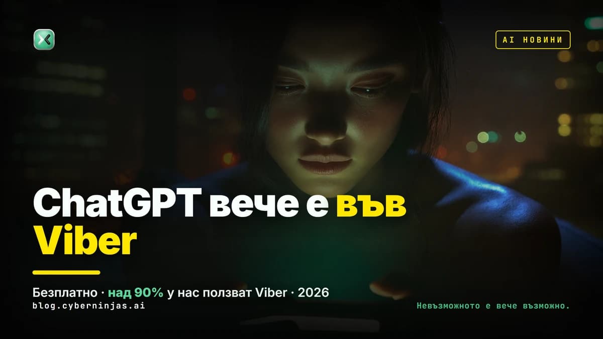 ChatGPT във Viber — новите AI функции в чатовете на потребителите в България