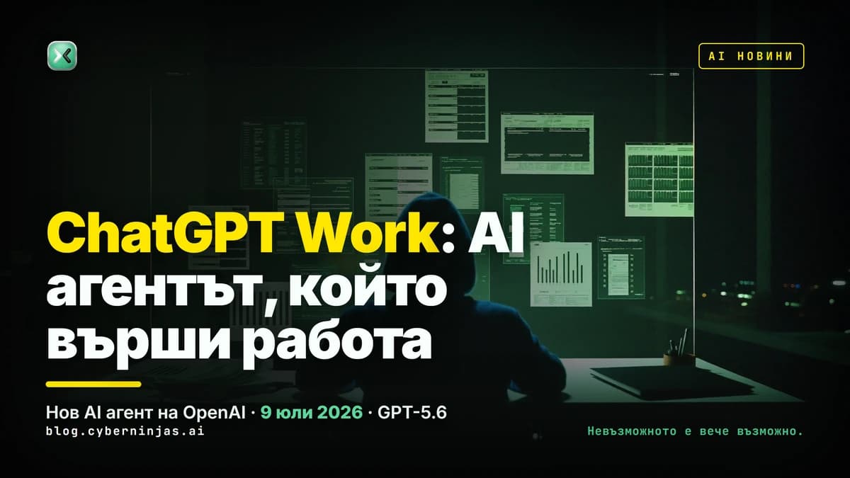 ChatGPT Work — новият AI агент на OpenAI, който върши задачи вместо вас