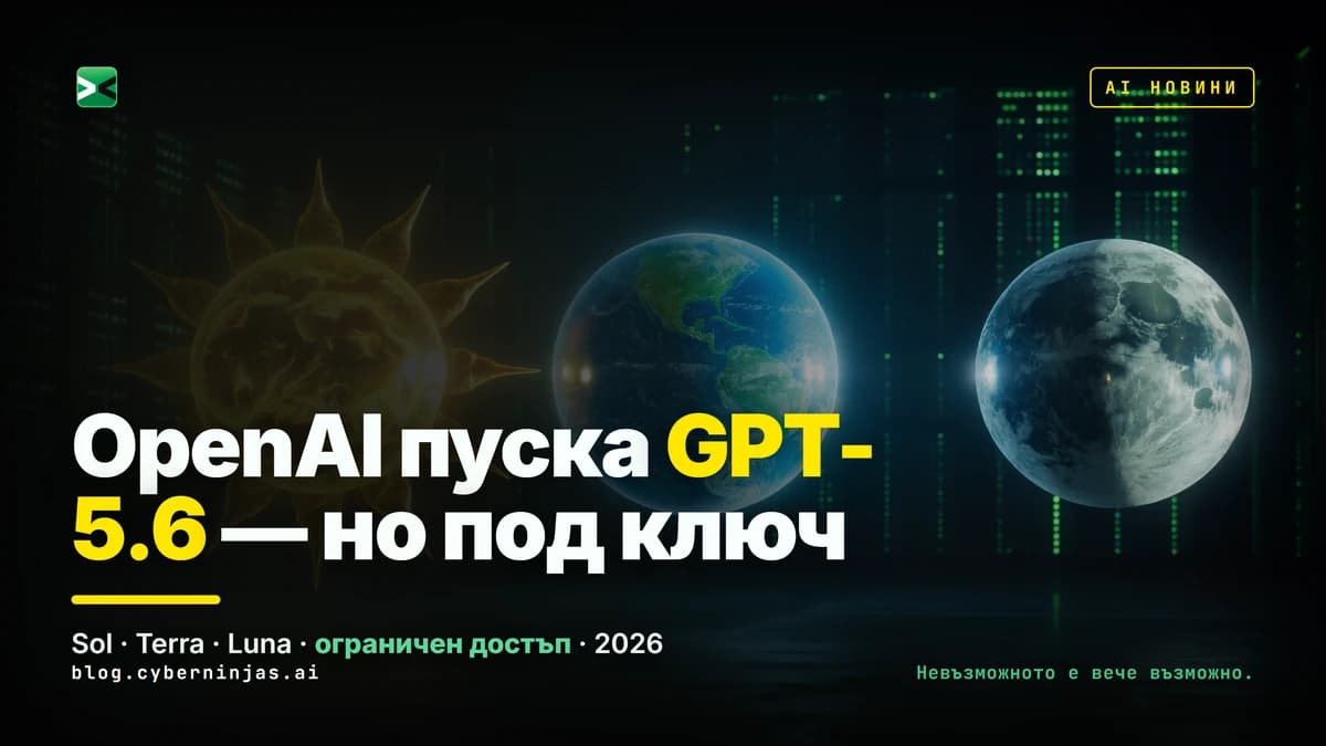 GPT-5.6 Sol, Terra и Luna — новите модели на OpenAI с ограничен достъп