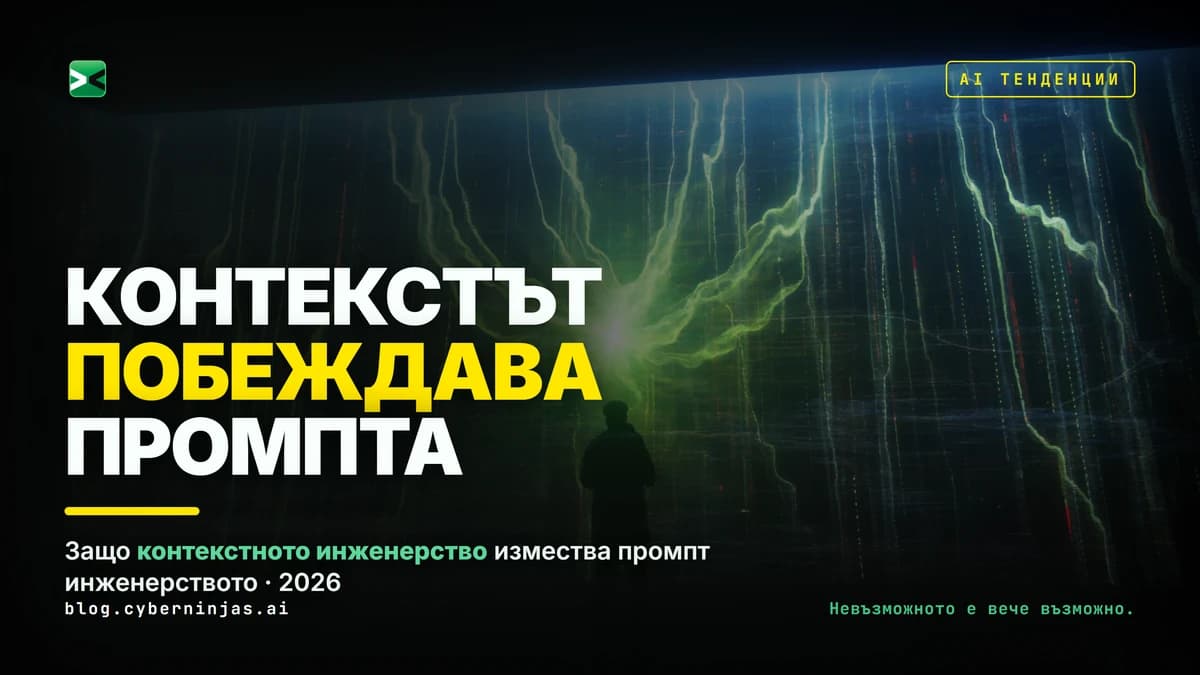 Контекстно инженерство — визуализация на контекстния прозорец и потока от данни към AI модел