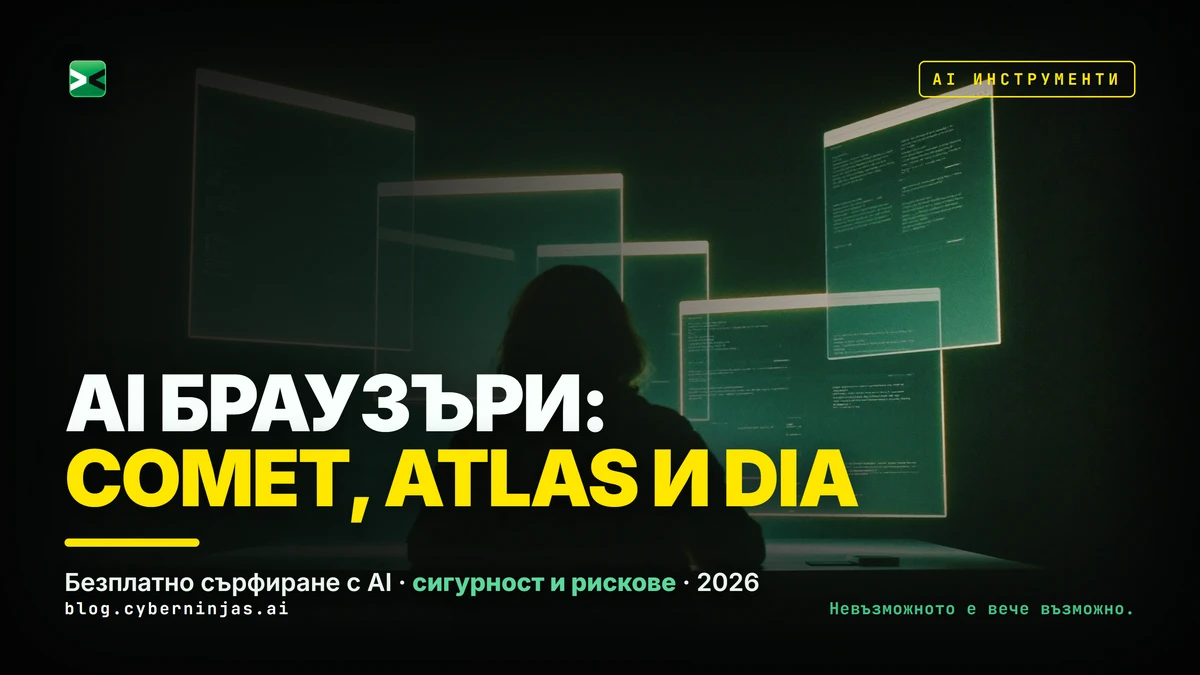 AI браузъри Comet, Atlas и Dia — сравнение на трите агентни браузъра за 2026