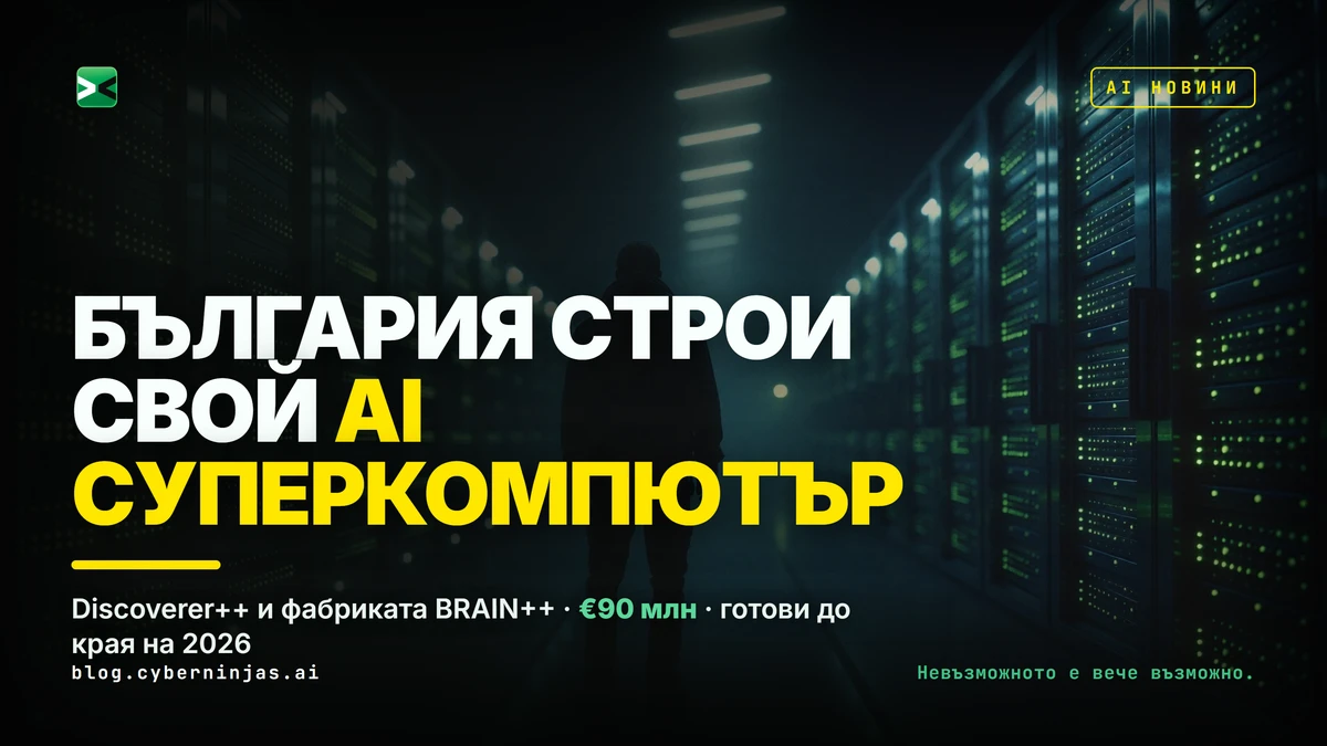 AI фабрика България — суперкомпютърът Discoverer++ в София Тех Парк като част от европейската мрежа от AI фабрики