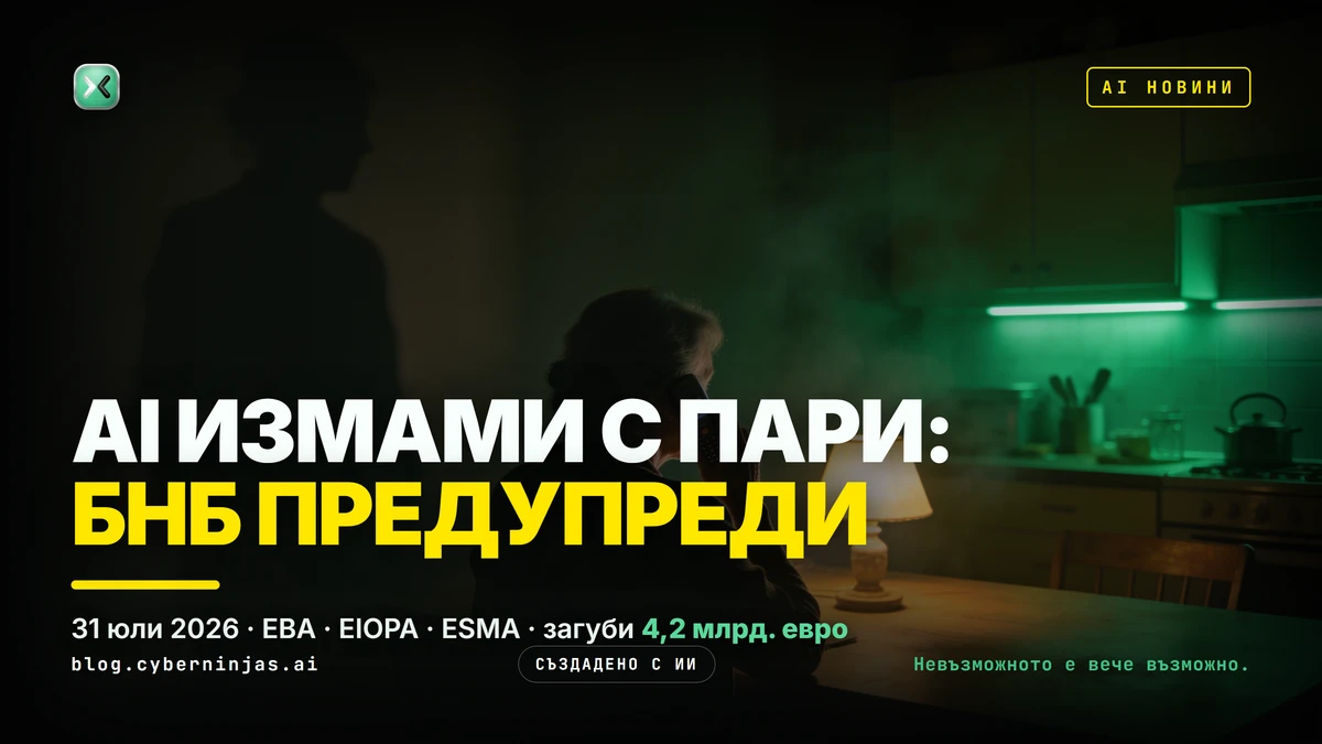 AI измами с пари — новите схеми с дийпфейк видео и клониран глас на близък човек