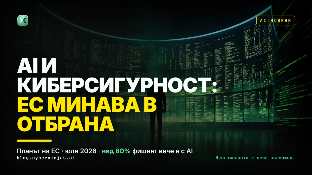 AI и киберсигурност — планът на ЕС от юли 2026 и какво значи за България