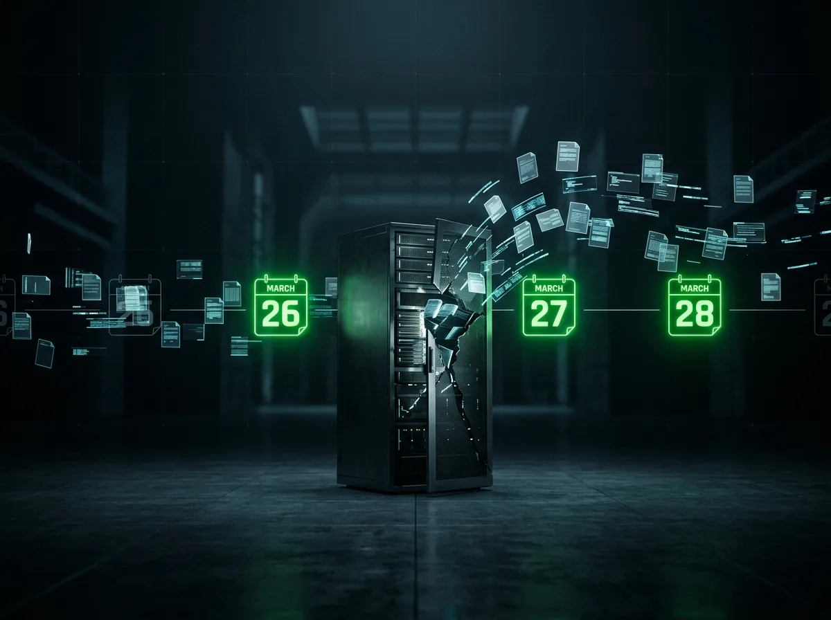 Claude Mythos изтичане — хронология на събитията от 26 до 28 март 2026