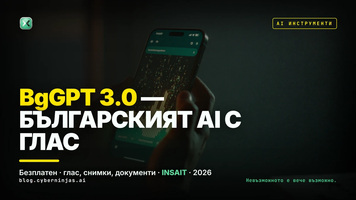 BgGPT 3.0 — българският AI модел на INSAIT с глас, снимки и търсене