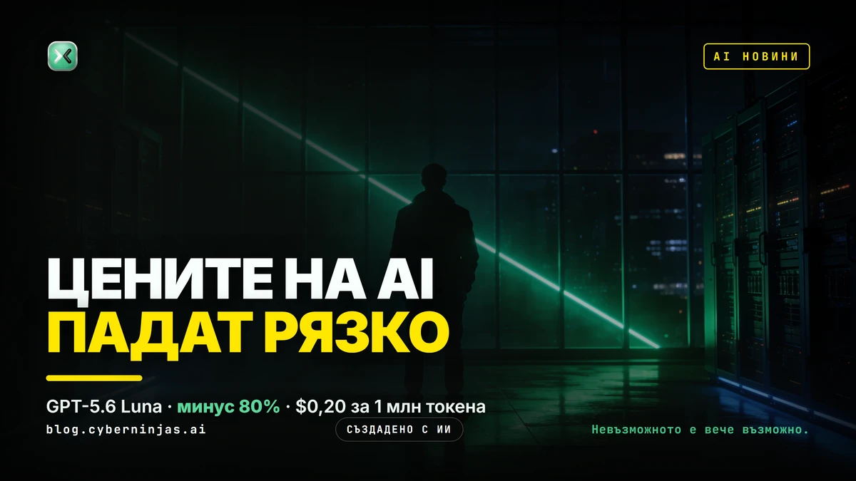 Цените на AI падат — сравнение на новите цени на GPT-5.6 Luna, Terra и Sol през 2026 г.