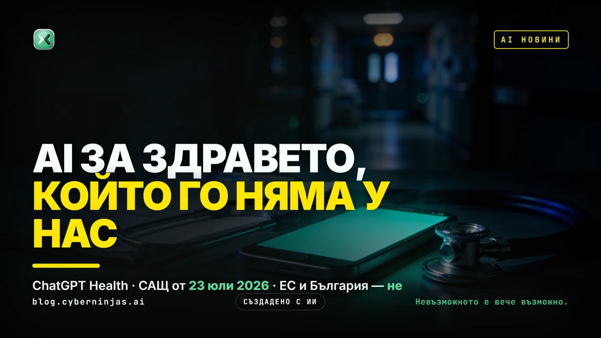 ChatGPT Health — личен AI за здравето, който още не работи в България