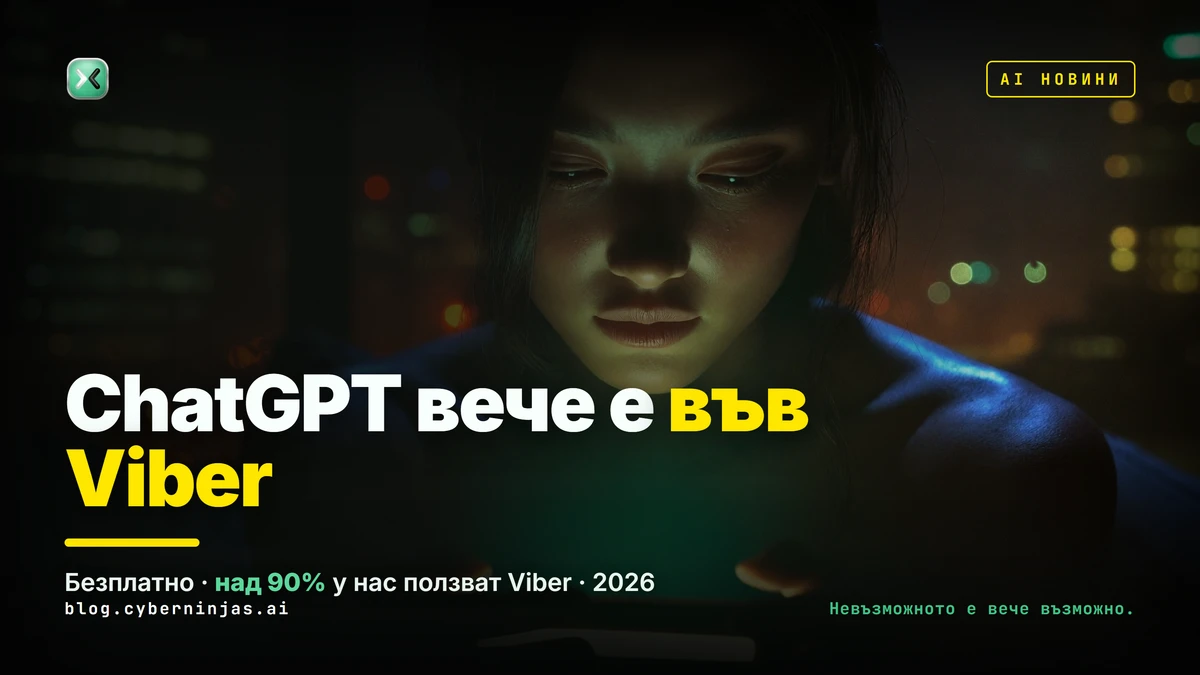 ChatGPT във Viber — новите AI функции в чатовете на потребителите в България