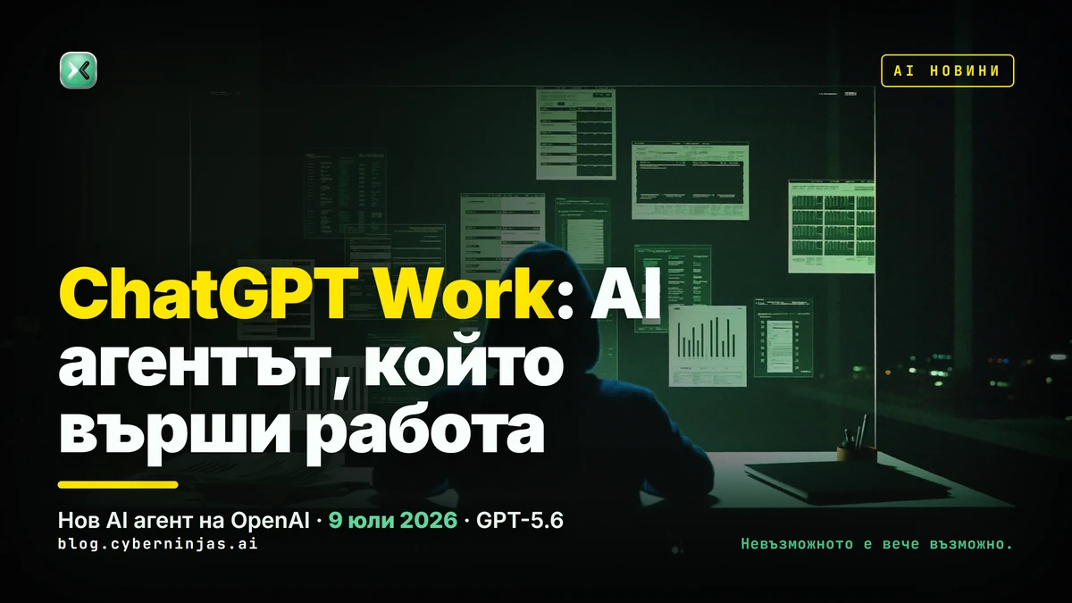 ChatGPT Work — новият AI агент на OpenAI, който върши задачи вместо вас