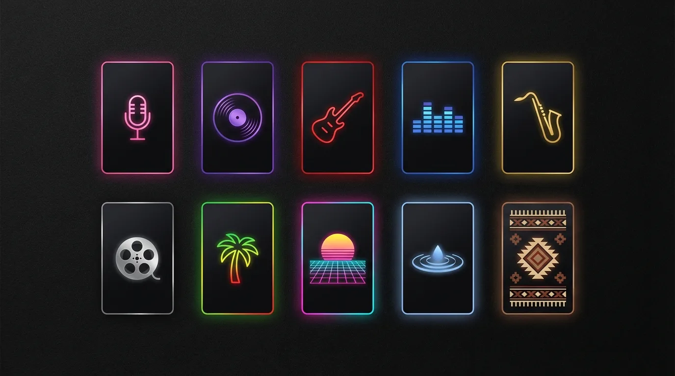 ElevenMusic 10 музикални жанра — поп, lo-fi, рок, EDM, джаз, кино, реге, synthwave, ambient, фолк