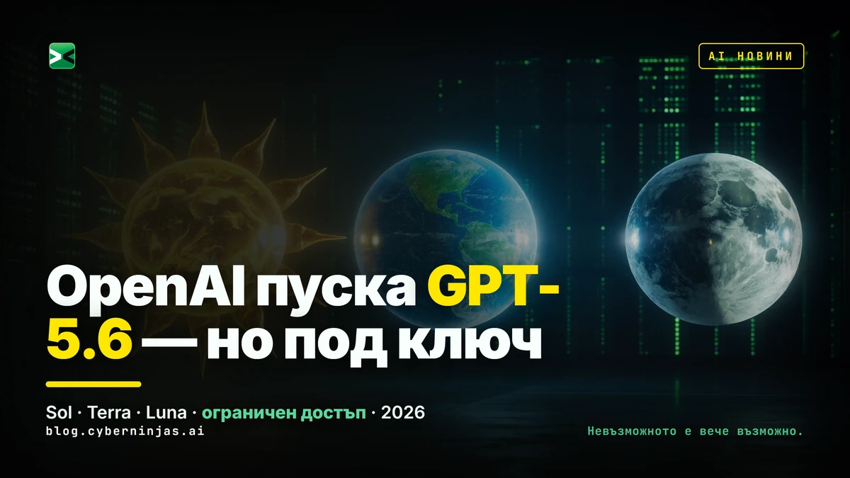 GPT-5.6 Sol, Terra и Luna — новите модели на OpenAI с ограничен достъп