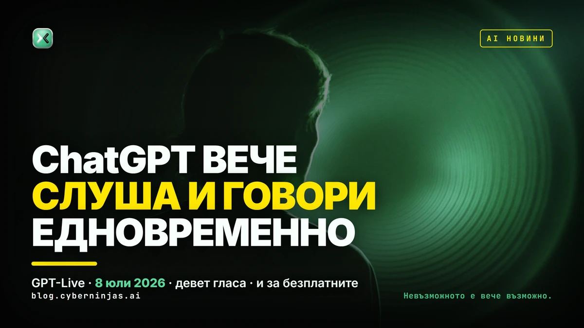 GPT-Live — новият гласов модел на ChatGPT, който слуша и говори едновременно