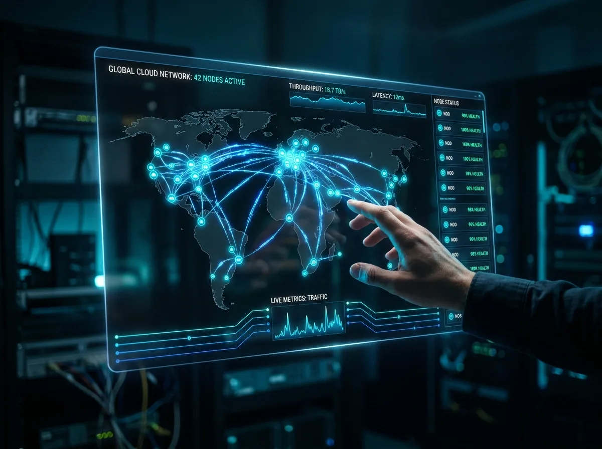 Caffeine V3 Cloud Engines — холографски контролен панел на децентрализирана ICP мрежа с суверенни нодове