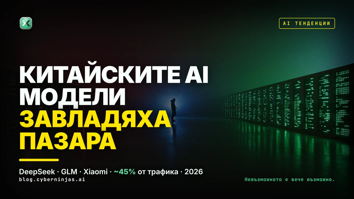 Китайски AI модели на екран — възходът на DeepSeek, GLM и Xiaomi през 2026
