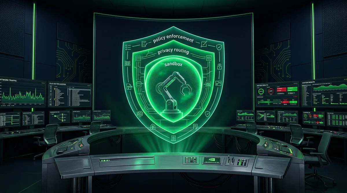 NVIDIA NemoClaw — визуализация на AI сигурност и OpenShell sandbox за OpenClaw агенти