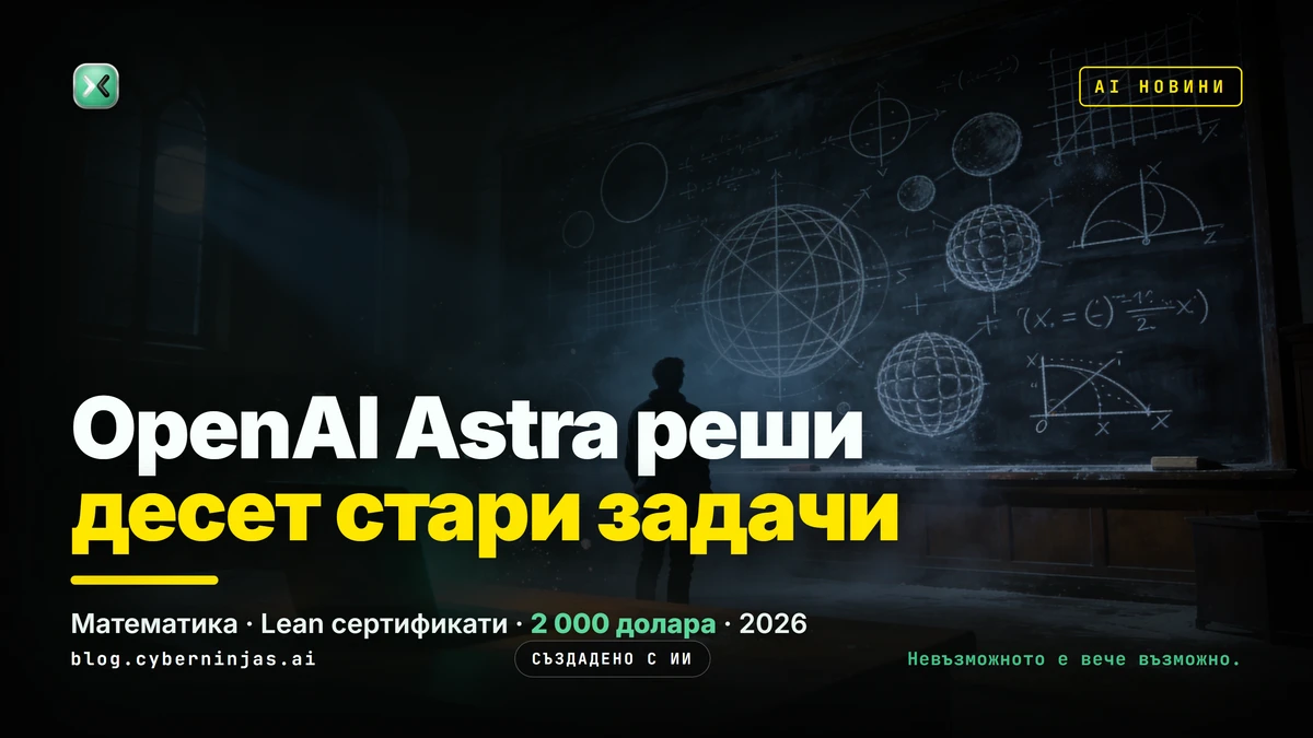 OpenAI Astra и десетте математически доказателства, проверени машинно с Lean сертификати