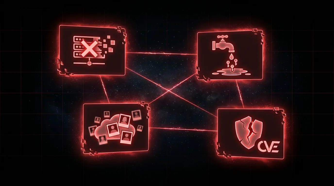 Vibe coding инциденти — data breach визуализация на Moltbook, Lovable, Replit и Tea App 2025-2026