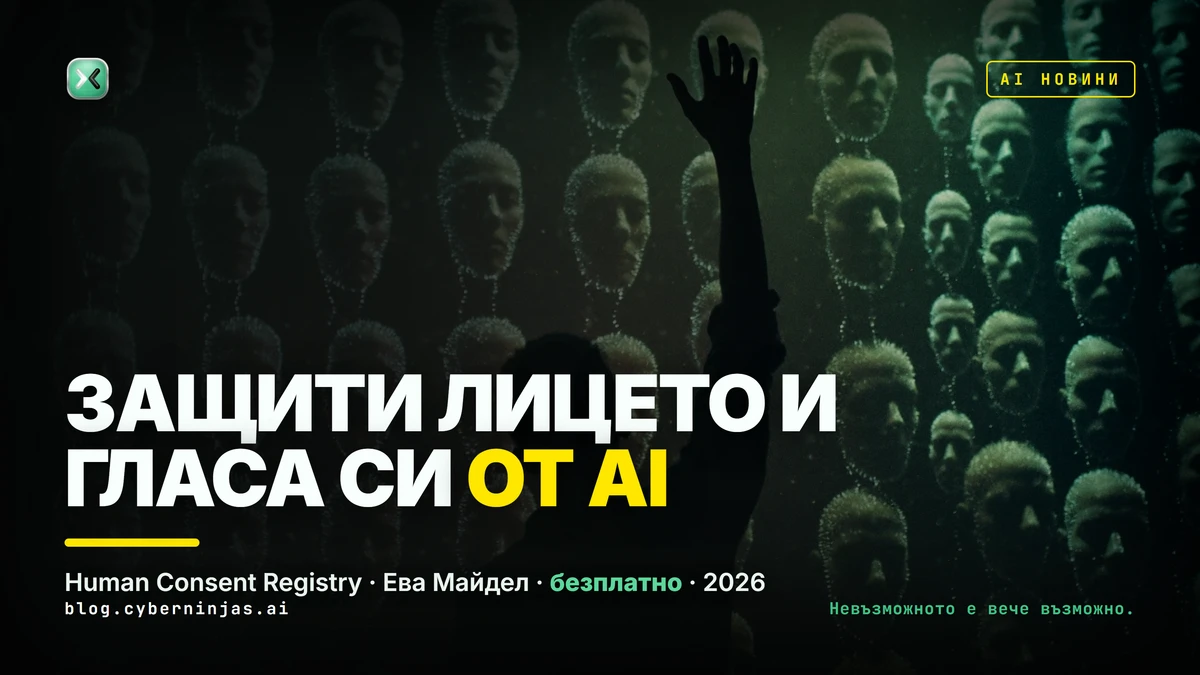 Защита на самоличността от AI — човешки профил и светофар за съгласие над регистъра на RSL Media